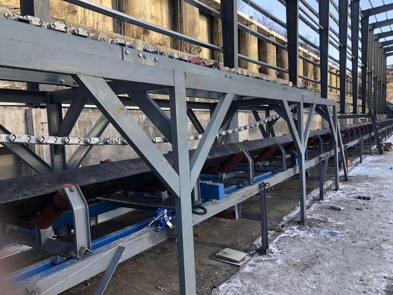 昊諾科技帶鏈碼的電子皮帶秤安裝調(diào)試完畢，準(zhǔn)確穩(wěn)定，操作簡(jiǎn)單！