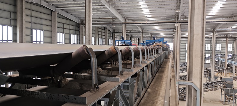 昊諾科技高精度電子皮帶秤，助力砂石廠作業(yè)效率提升